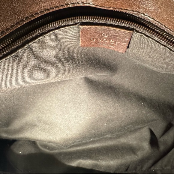 Extremely rare GUCCI GUCCISSIMA Horsebit tote in dark brown. Gently used - Picture 12 of 14